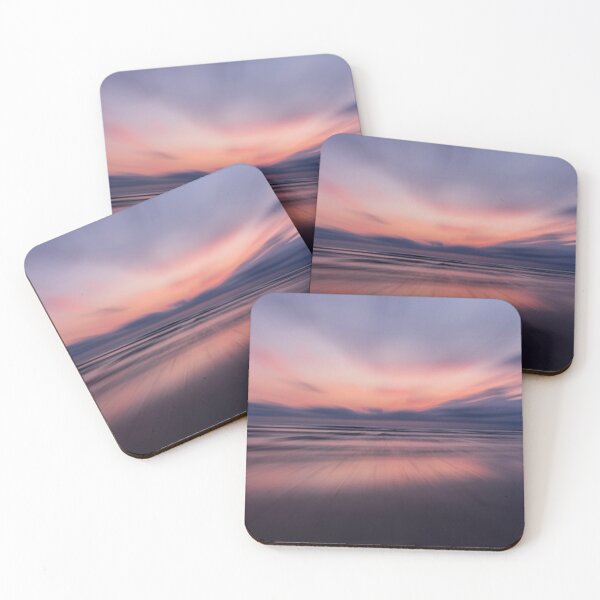 Item preview, Rush to The Beach - Sunset at Cefn Sidan Beach in Wales UK designed and sold by stevehuggett.