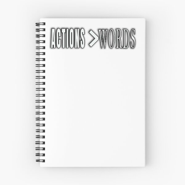 Item preview, Actions are Greater than words designed and sold by Insaneluck.