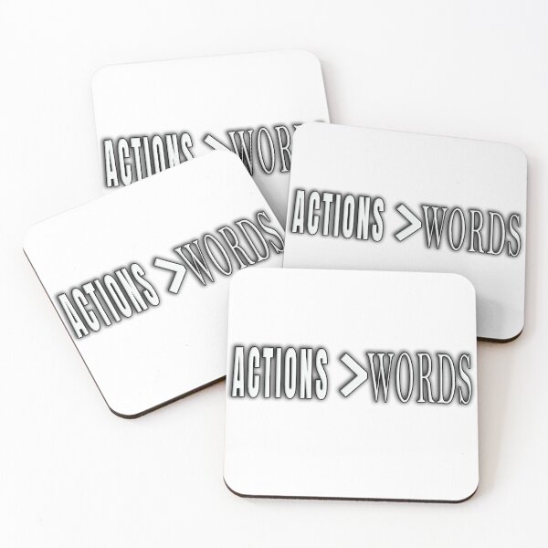 Item preview, Actions are Greater than words designed and sold by Insaneluck.