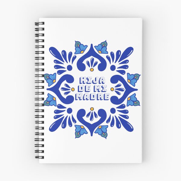 Item preview, Mexican Blue Tile Hija De Mi Madre Latino Sayings Talavera designed and sold by Francielandia.