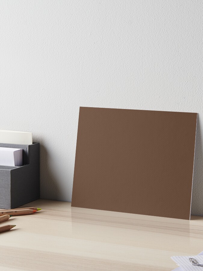 Emperador 18 1028 Tcx Pantone Color Trends New York Spring Summer 18 Solid Color Fashion Colors Art Board Print By Eclecticatheart Redbubble