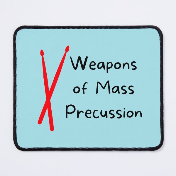 Item preview, Weapons Of Mass Percussion For Drummers And Drum Players As A Funny Drummer   designed and sold by Funwithmusic.
