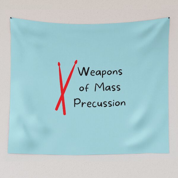Item preview, Weapons Of Mass Percussion For Drummers And Drum Players As A Funny Drummer   designed and sold by Funwithmusic.