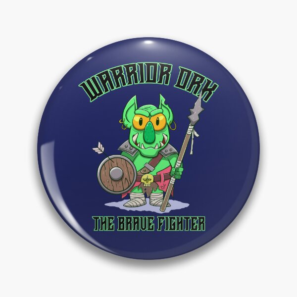 Item preview, Warrior ork the brave fighter designed and sold by ImaginarStore.