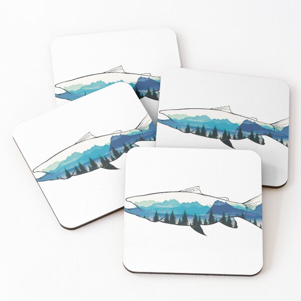 Item preview, Fishing in the Blue Mountains designed and sold by SapphireCompass.