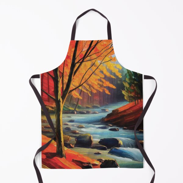 Item preview, Autumn Themed River designed and sold by AnuGoldPrints.