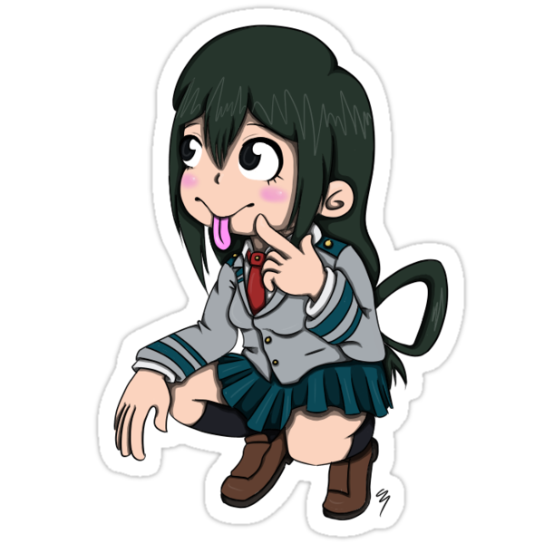 "My Hero Academia Tsuyu Asui" Stickers by CircusGrade ...