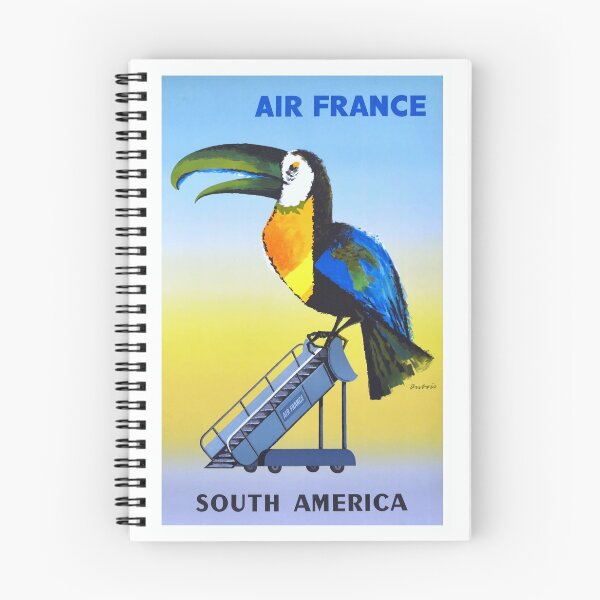 Item preview, 1956 Air France South America Toucan Travel Poster designed and sold by retrographics.