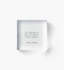 Marcus Aurelius quote Acrylic Block