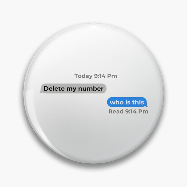 Item preview, Delete My Number Who Is This designed and sold by Big Twelve.