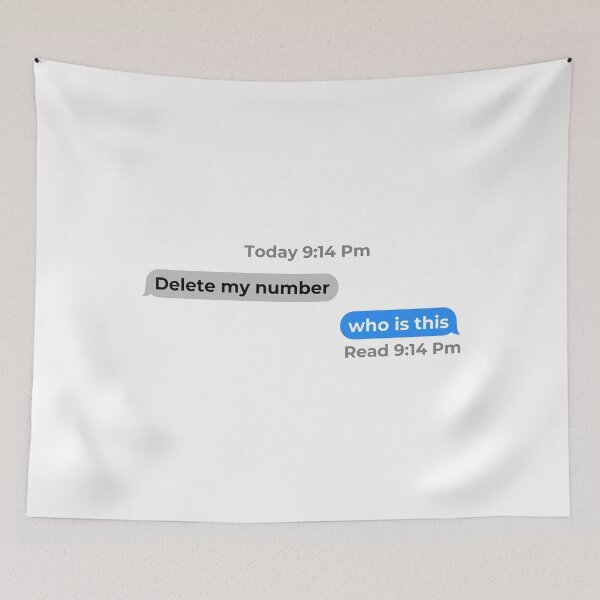 Item preview, Delete My Number Who Is This designed and sold by Big Twelve.