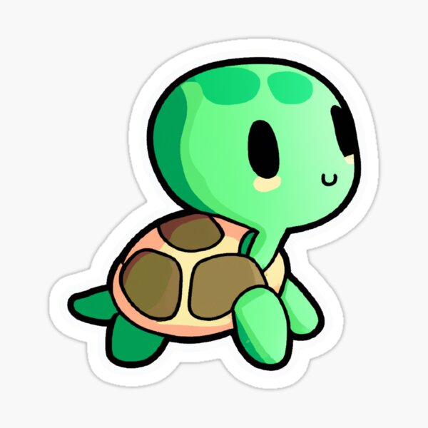 "Cute Cartoon Turtle" Sticker for Sale by JessalynnG Redbubble
