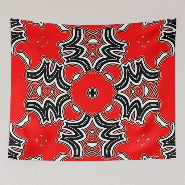 Item preview, TRINIDAD AND TOBAGO FLAG CARNIVAL ABSTRACT ART PAINTING - HOT DISGUISE FOR YOUR BEST PARTY CARNIVAL. designed and sold by Ralek.