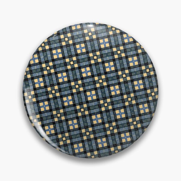 Item preview,  Diagonal yellow and blue tartan. designed and sold by MirBer.