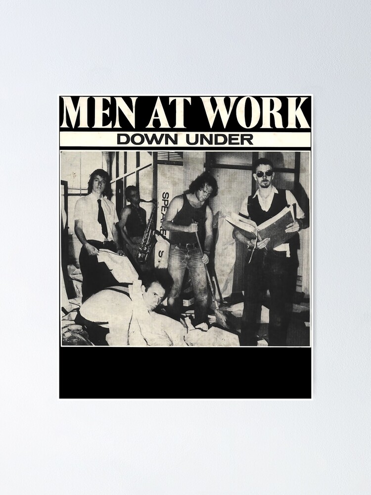 Gifts For Men Men At Work Band Gift For Music Fans Poster for Sale by  Hartungscotorti