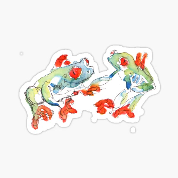 Tree Frogs Sticker