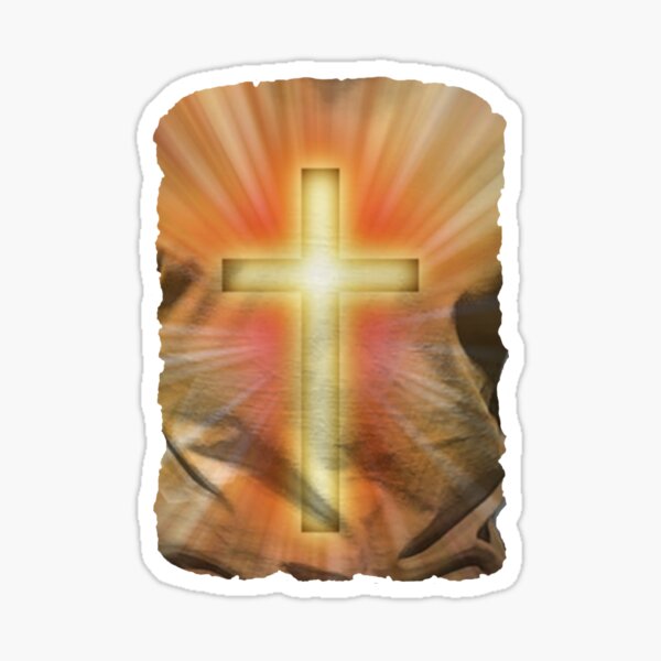 Item preview, Christian Cross Bright As the Sun designed and sold by Rowena Jones.