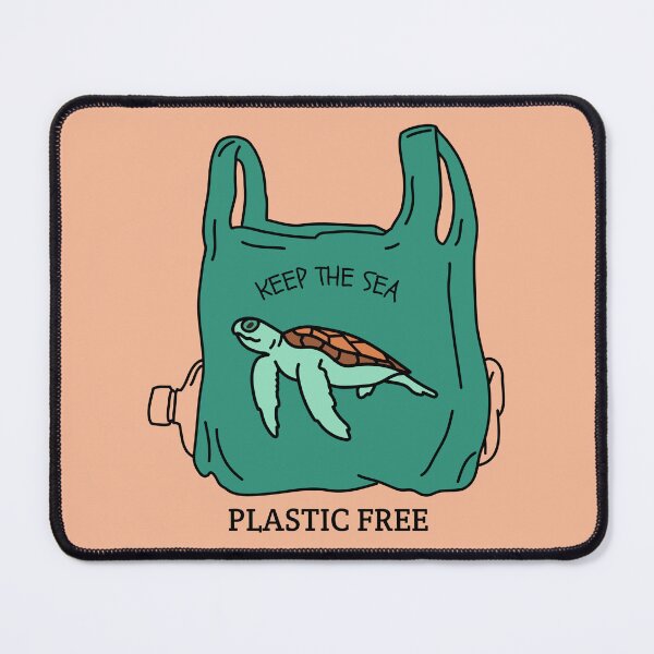 Item preview, Keep the ocean plastic free. tortoise designed and sold by FineTeesigns.