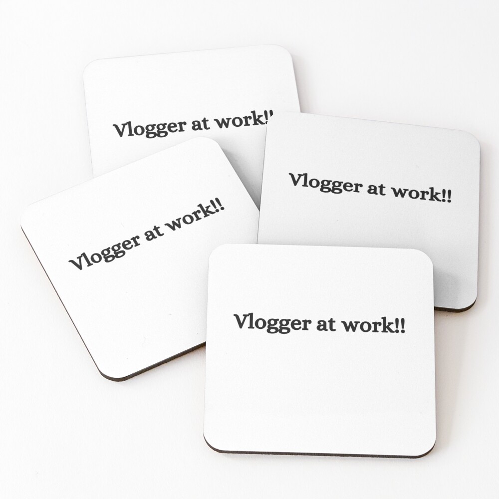 Item preview, Coasters (Set of 4) designed and sold by BubbleTextBox.