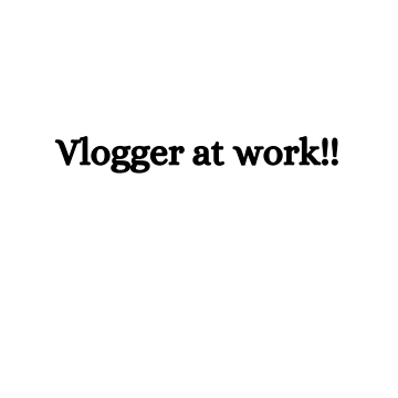 Artwork thumbnail, Vlogger by BubbleTextBox