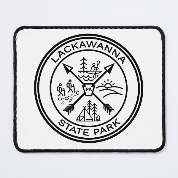 Item preview, Lackawanna State Park BW drawing designed and sold by VanyaKar.