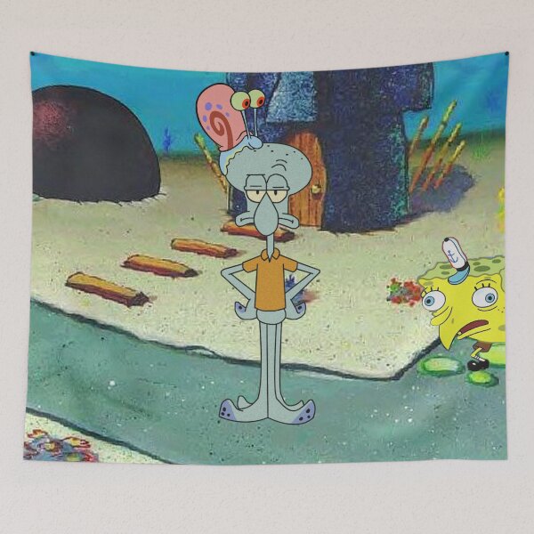Item preview, Funny Spongebob Squidward and Gary Scene designed and sold by XXXLLEMONADE.