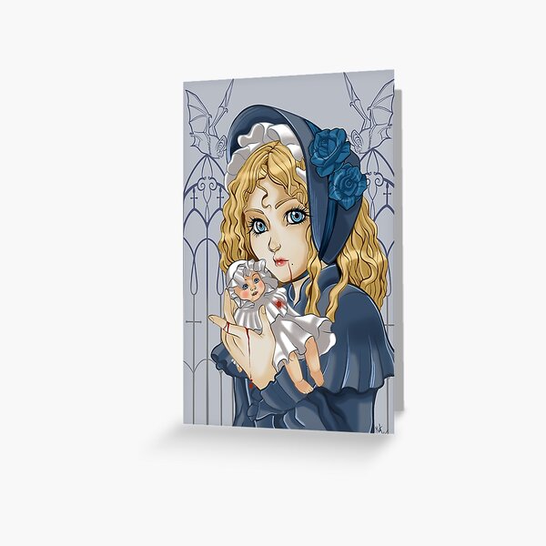 Interview with the Vampire - Claudia" Greeting Card by CustomCatsArt |  Redbubble