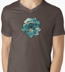 Geometrics: Rose (Sampled Eye) Geometry Men's V-Neck T-Shirt