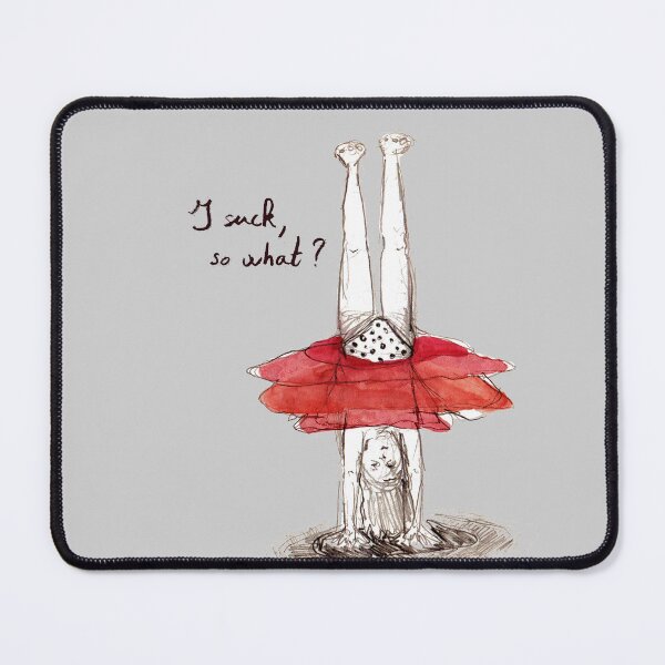 Item preview, hand drawn illustration of a flower girl in full introversion designed and sold by intro-verte.