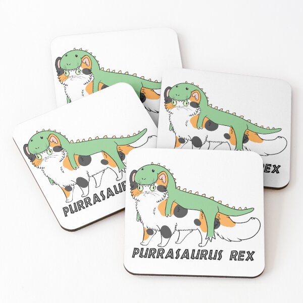 Artikelvorschau, Purrasaurus Rex Calico Kitty im Kostüm entworfen und verkauft von DanisGarbageArt.