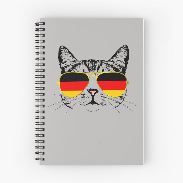 Item preview, Cat with Germany Flag Gold Aviators designed and sold by LuxeHurricane.