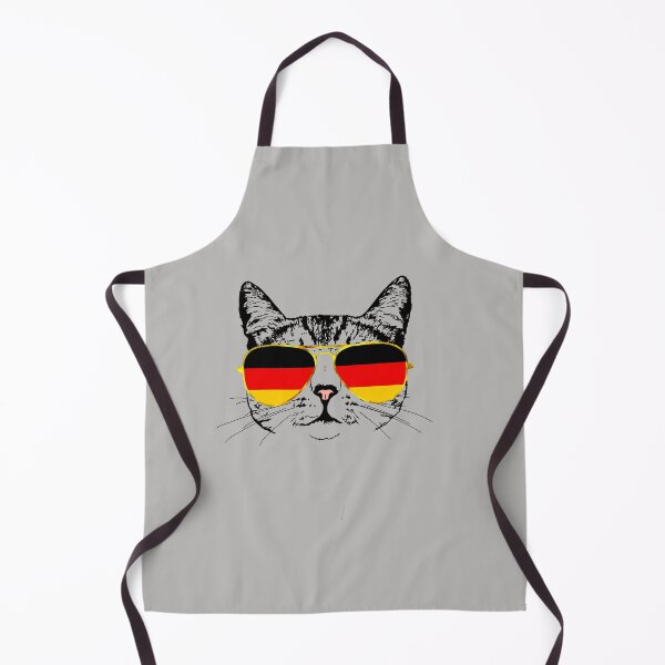 Item preview, Cat with Germany Flag Gold Aviators designed and sold by LuxeHurricane.