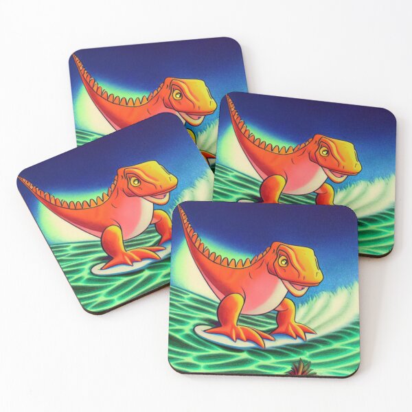 Item preview, Cute surfing baby dinosaur designed and sold by Juisevo.