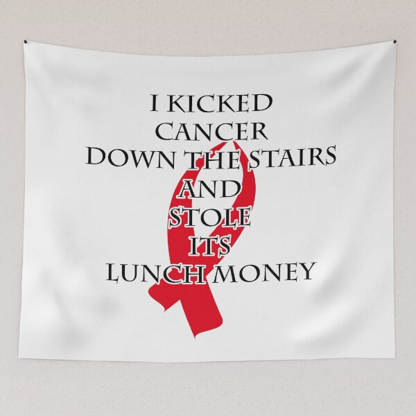 Item preview, Cancer Bully (Red Ribbon)  designed and sold by blakcirclegirl.