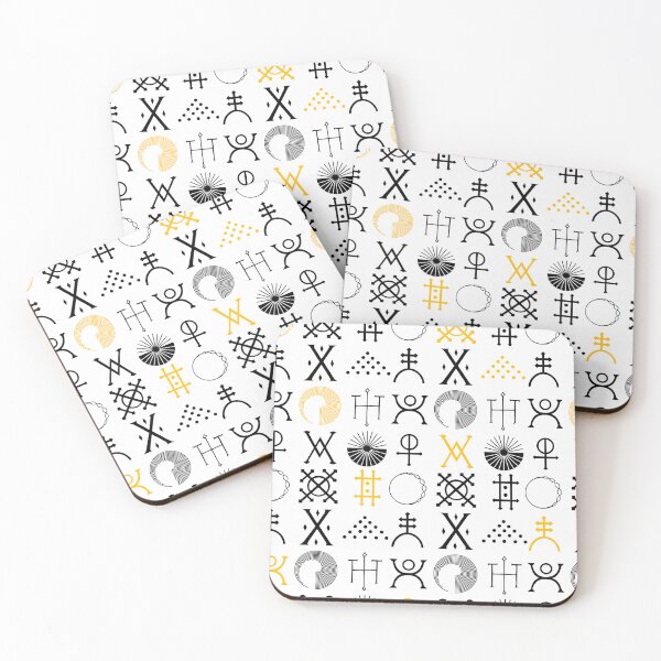 Item preview, Greta Van Fleet Symbols - Black and Yellow (All-Over Print) designed and sold by buttercream.