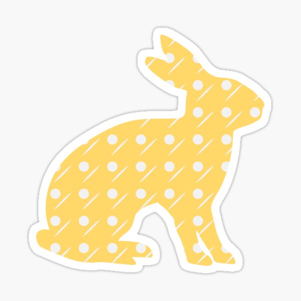 Item preview, rabbit and yellow  designed and sold by Elfinsarts17.