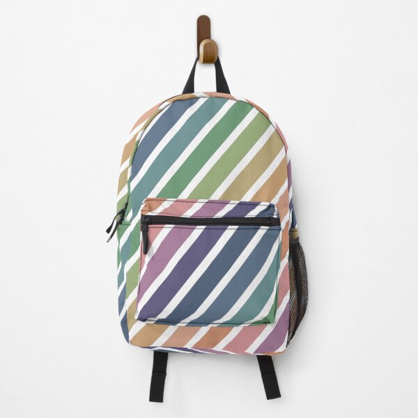 Item preview, Low saturation rainbow stripes designed and sold by flamendes.