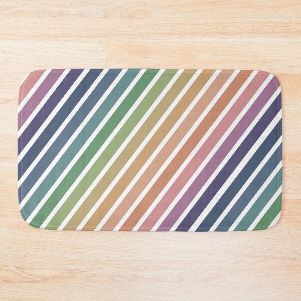 Item preview, Low saturation rainbow stripes designed and sold by flamendes.