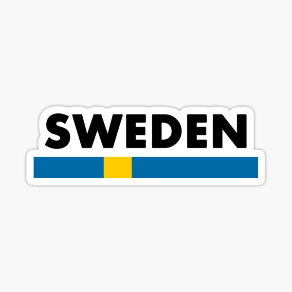 Item preview, Sweden Flag Minimalist designed and sold by lukassfr.