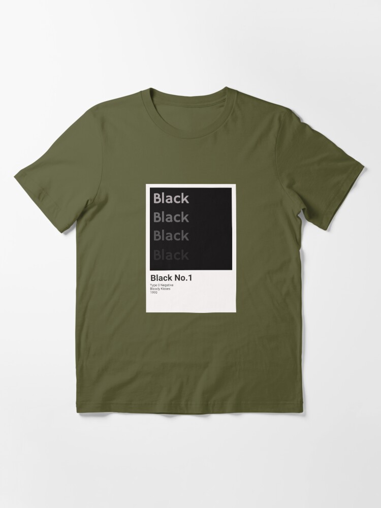 Type O negative - black no.1 Essential T-Shirt for Sale by DesignPL