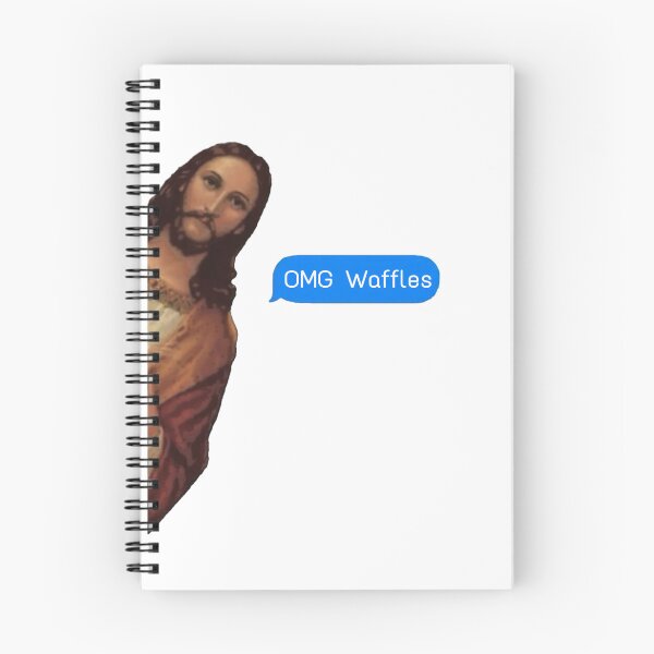 Item preview, Jesus OMG Waffles funny meme tiktok designed and sold by MandMco.