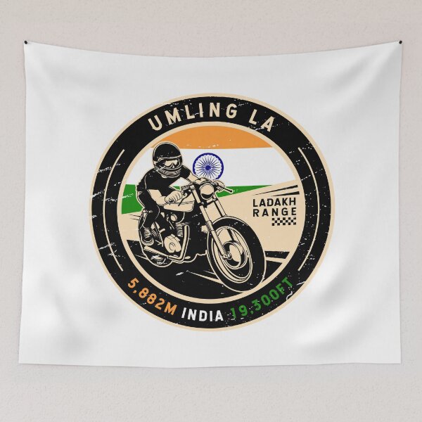 Item preview, Umling La | India | Motorcycle designed and sold by KrisSidDesigns.