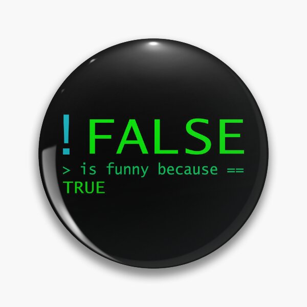 Item preview, !FALSE == TRUE - Funny statistics (on black) designed and sold by Groenendijk.