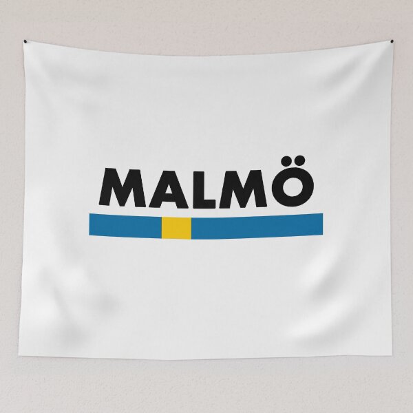 Item preview, Malmö Flag Minimalist  designed and sold by lukassfr.