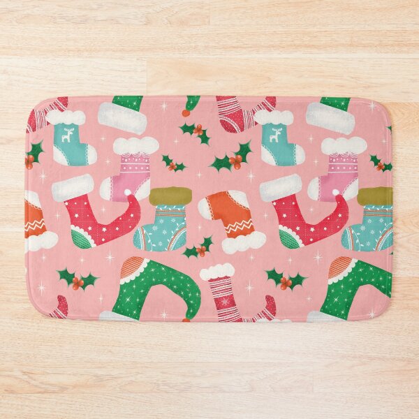 Item preview, christmas falalala pink -Stockings  designed and sold by susycosta.