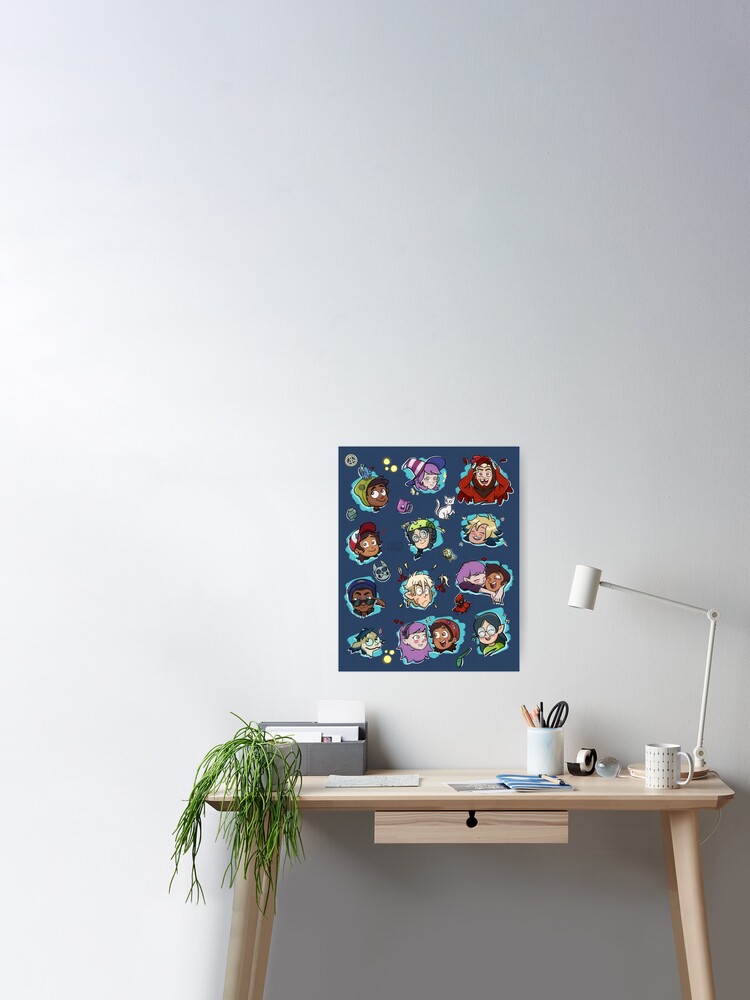 The owl house wallpaper Sticker by Violetrashie
