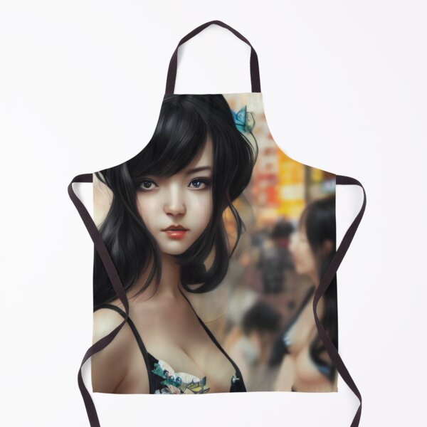 Item preview, Pretty Asian Girl Walking Down a Street designed and sold by Styxiann.