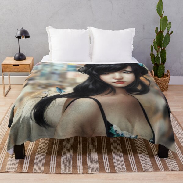 Item preview,  Pretty Asian Girl Walking Down a Street designed and sold by Styxiann.