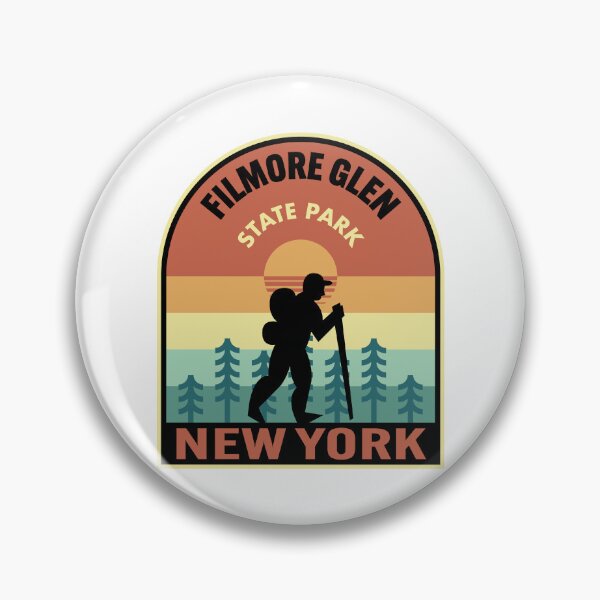 Item preview, Filmore Glen State Park New York Retro Hiking designed and sold by HalpinDesign.