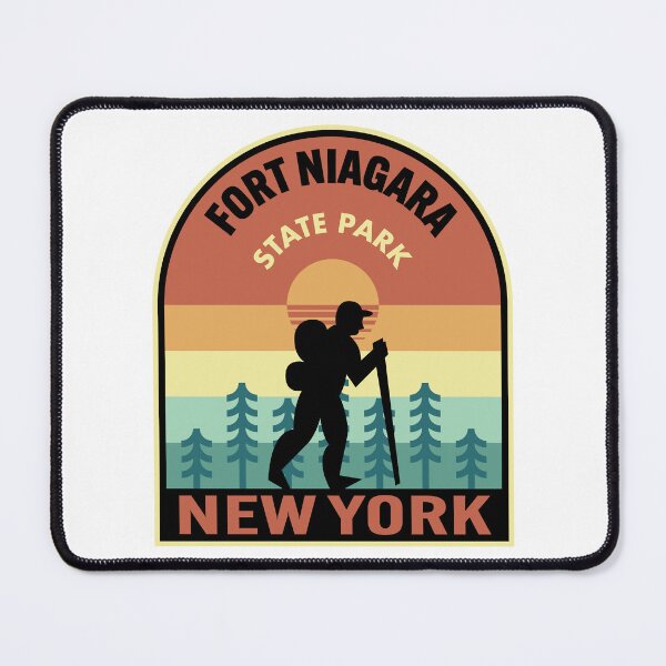 Item preview, Fort Niagara State Park New York Retro Hiking designed and sold by HalpinDesign.